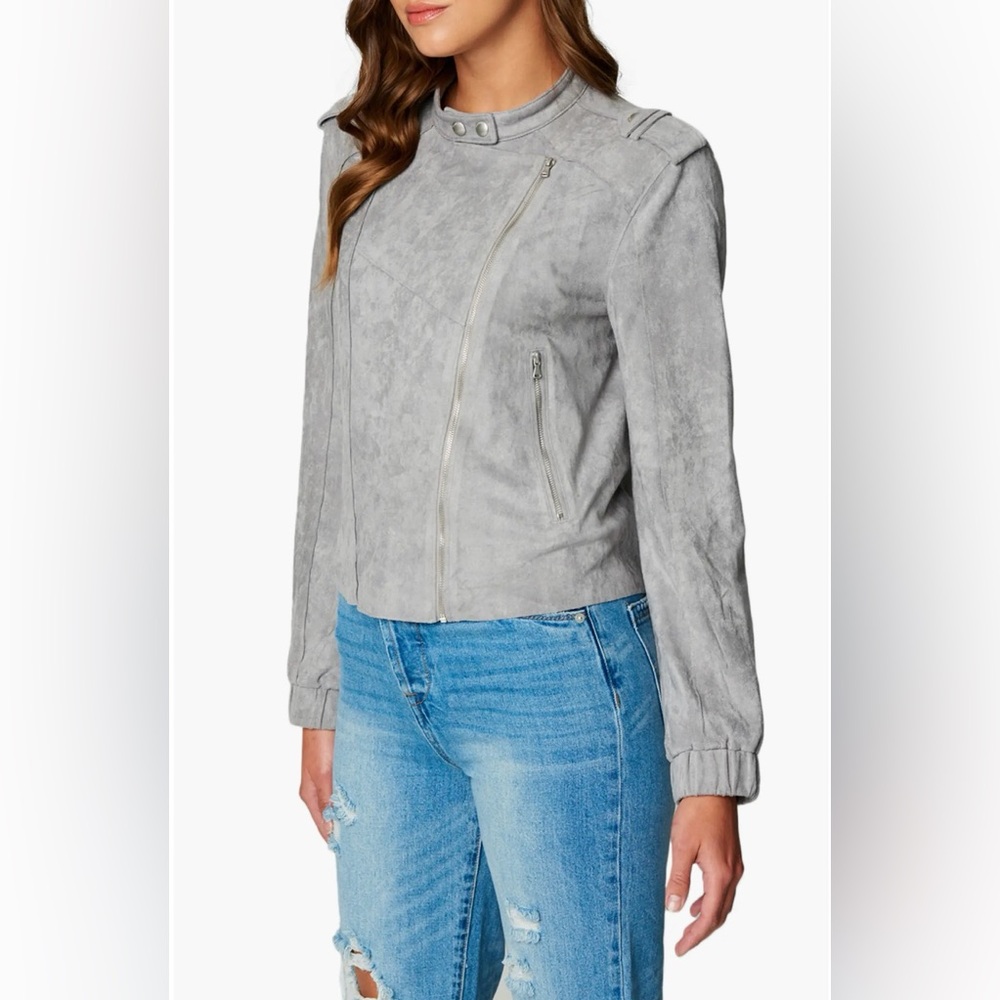 BLANKNYC Suede Jacket - Sand Dune - Small